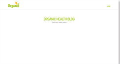 Desktop Screenshot of organic-health.us