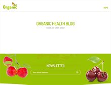 Tablet Screenshot of organic-health.us